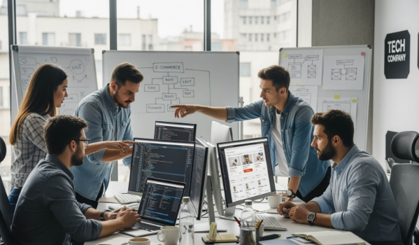 How to Start a Company Without Money Using AI Entrepreneur building a business with no money using a laptop and free AI tools
